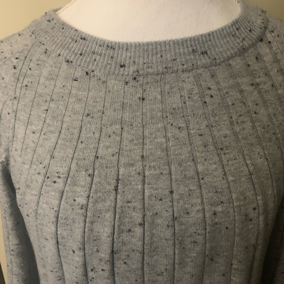 Loft Gray Speckled Sweater - Picture 4 of 7
